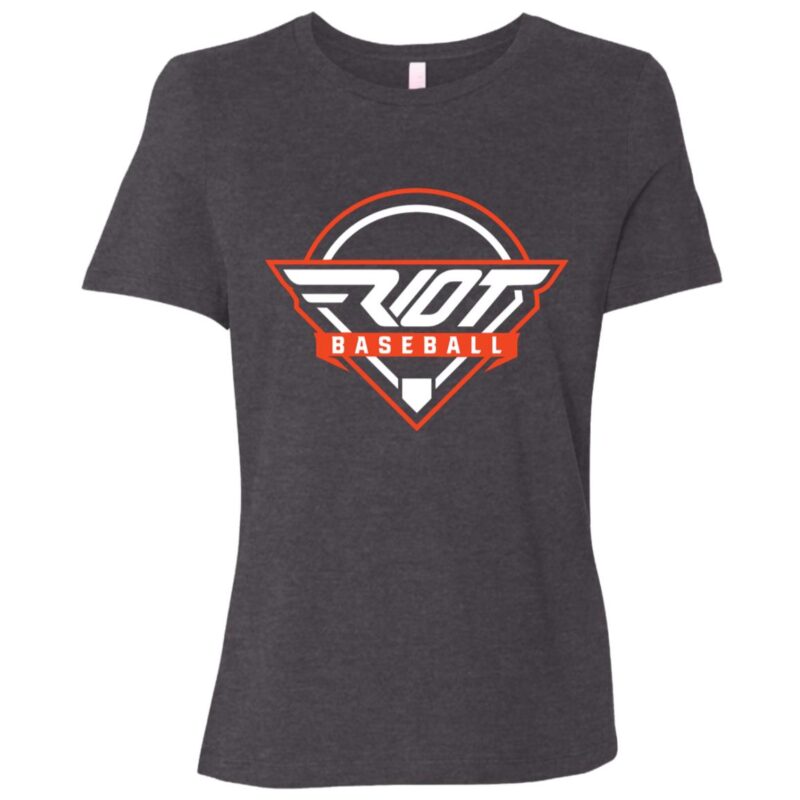 Riot Baseball Ladies Relaxed Tee - Image 2
