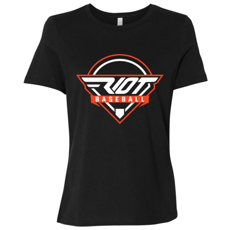 Riot Baseball Ladies Relaxed Tee